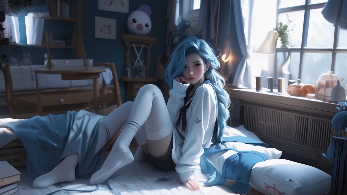 房间 金克丝 4K 动漫壁纸