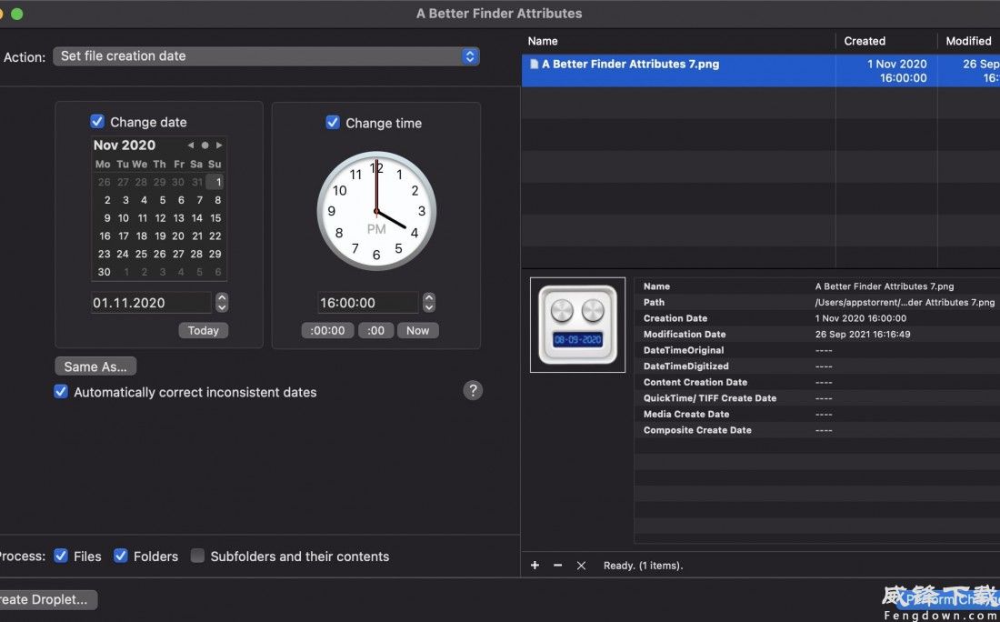 A Better Finder Attributes 文件属性批量修改工具